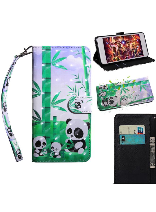 Zaboon Case For Google Pixel 7 Pro 5G 3D Painting Pattern Coloured Drawing Leather Phone Case - Image 1