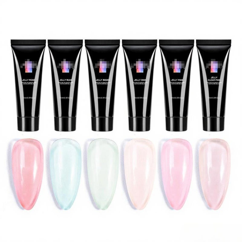 15ml Nail Glue Crystal Glazed Glue Quick Building Paper Holder Nail Extension - Image 4