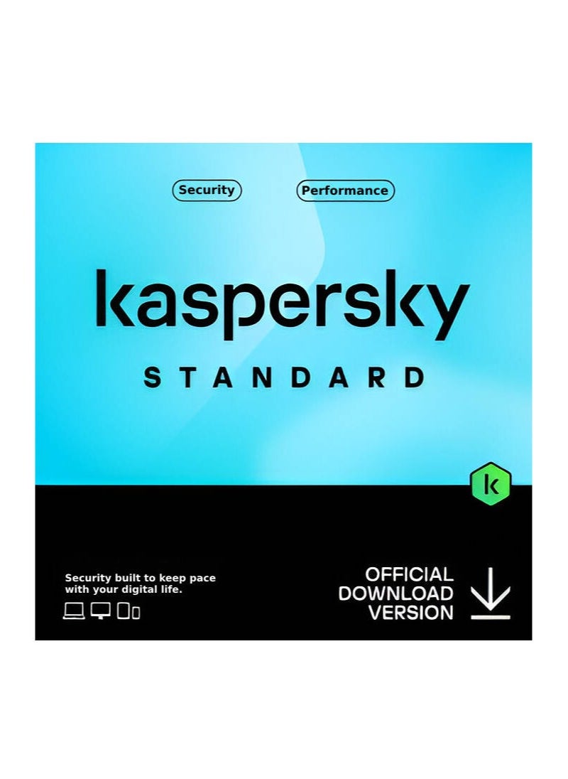 Kaspersky Standard Antivirus, 3 Devices, 1 Year, Behavioral Shield, Box W/o CD | KL1041I5CFS-SLIM 