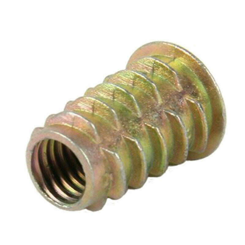 Nut Combination: 100pcs Zinc Alloy Die Casting M4-M10 - Strong Pull-Out Resistance Nut Combination for Wood And Wood Based Sheet Materials - Image 5