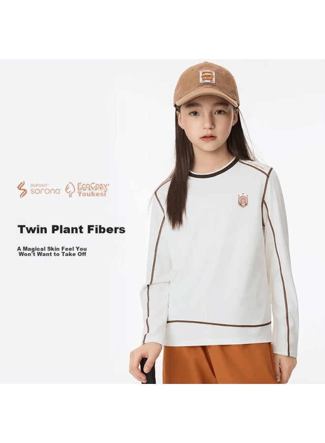 Onmygame Genius Academy Yokesi Kids Long Sleeve T-shirt Autumn Loose Sports Top Light Purple 120 - Image 2