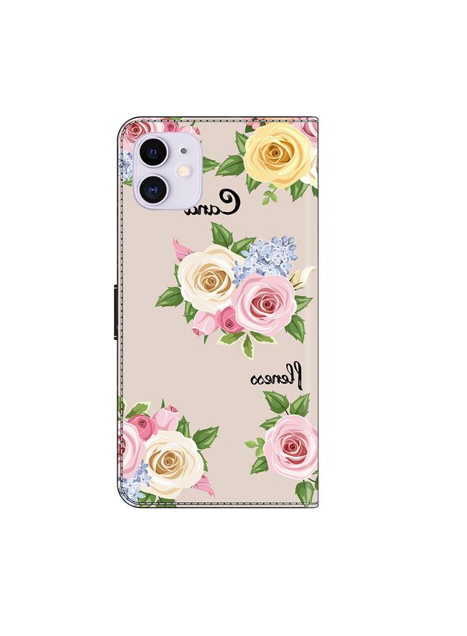 Zaboon Case For iPhone 11 Fresh Painted Leather Phone Case - Image 2