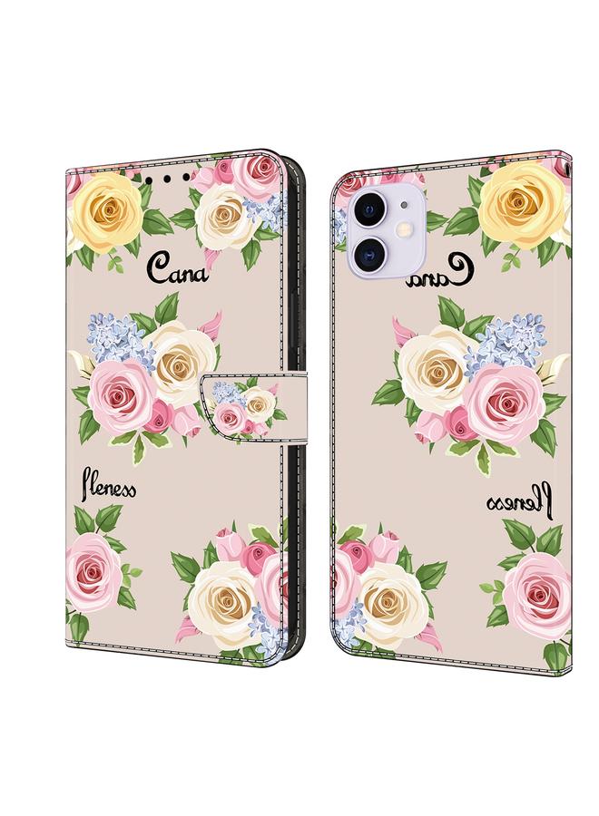 Zaboon Case For iPhone 11 Fresh Painted Leather Phone Case - Image 1