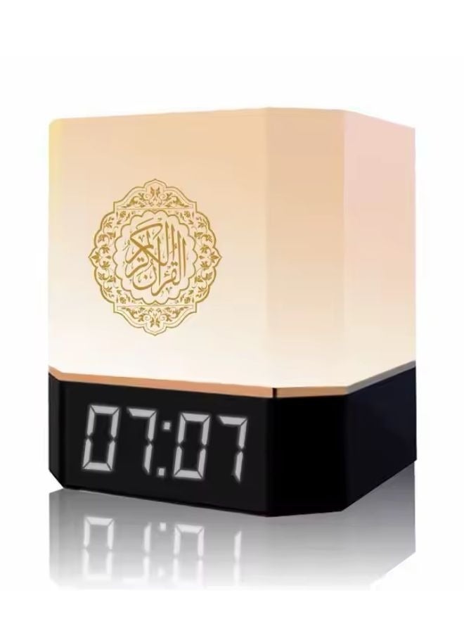 ELTRAZONE Quran Speaker with Remote & APP Control, Azan Bluetooth Speaker with Night Light, 16 Reciters & 16 Translations, Multicolor Changing MP3 Player with Digital Time Display for Home & Gift - Image 1