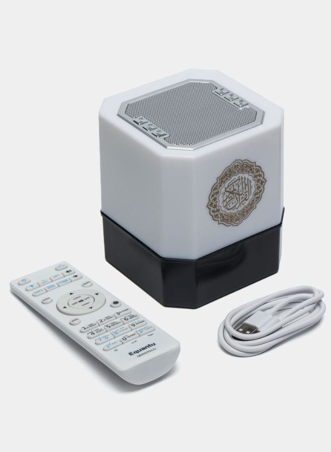 ELTRAZONE Quran Speaker with Remote & APP Control, Azan Bluetooth Speaker with Night Light, 16 Reciters & 16 Translations, Multicolor Changing MP3 Player with Digital Time Display for Home & Gift - Image 4