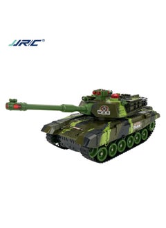 بيوينتي JJRC Battle Tank Remote Control Car 2.4g Remote Control Simulation Infrared Tank Children's Toys Stall Supply-Color:Trumpet Desert Yellow  - Image 5