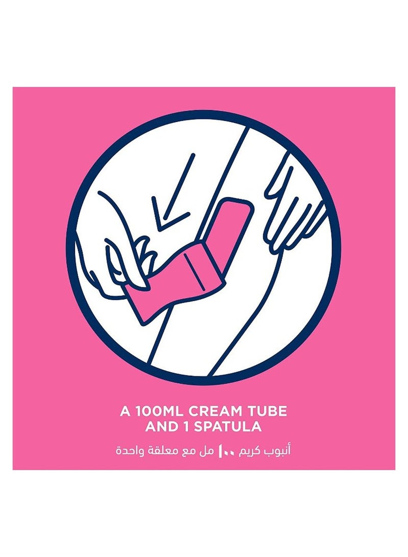 Veet 7 Days of Smoothies Normal Skin Hair Removal Cream 100g - Image 4