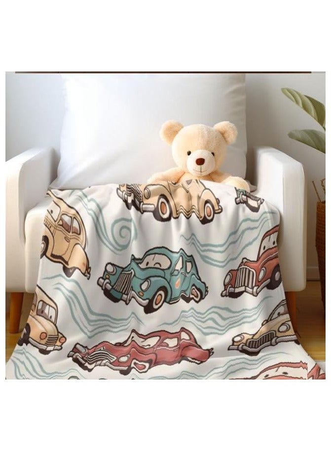 عام بطانية رقيقة من الفانيلا (دافئة ومريحة، ومناسبة للنوم واستخدام الألعاب وإزالة الغبار ومقاومة للرمل) 150 سم * 200 سم - 1144 - Image 5