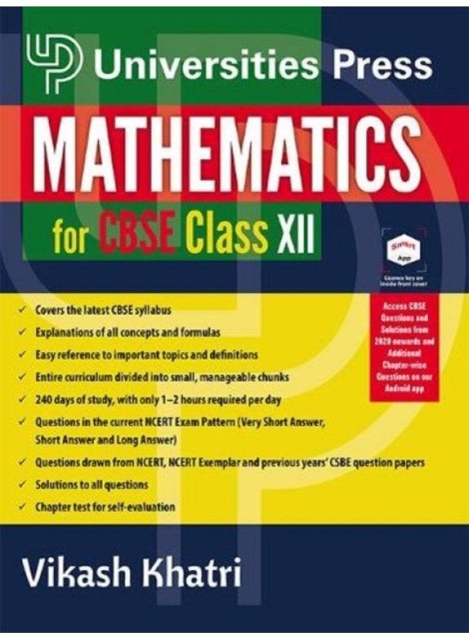 Mathematics for CBSE Class XII - Paperback