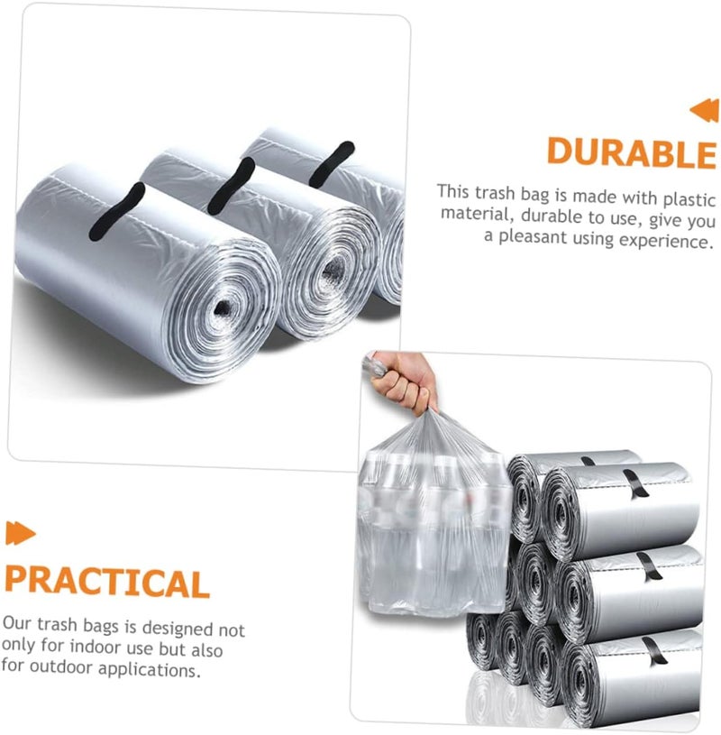 Outanaya 2rolls Kitchen Waste Bags Trash Bags for Home Office Outdoor Use Daily Rubbish - Image 4