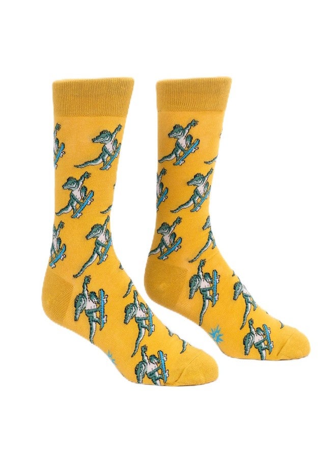 Sock It To Me جوارب Sock It To Me Skateboarding Gator Crew Socks، مقاس واحد - Image 1