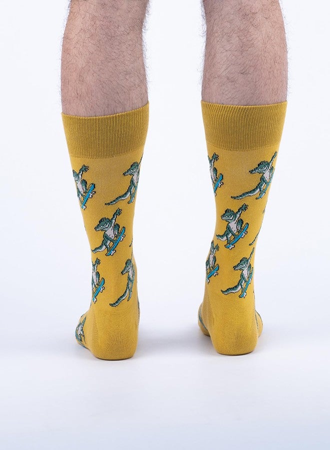 Sock It To Me جوارب Sock It To Me Skateboarding Gator Crew Socks، مقاس واحد - Image 4