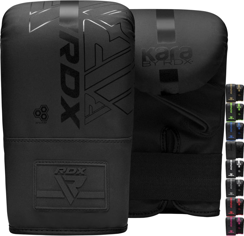 Rdx قفازات ريدكس للحقائب ملاكمة كيس اللكمات جلد مايا مع حشوة جلدية ونعل مهوي للراحة تدريب MMA ملاكمة تايلاندية كيك بوكسينغ وسادات تركيز كرة سرعة مزدوجة للبالغين رجال ونساء - Image 1
