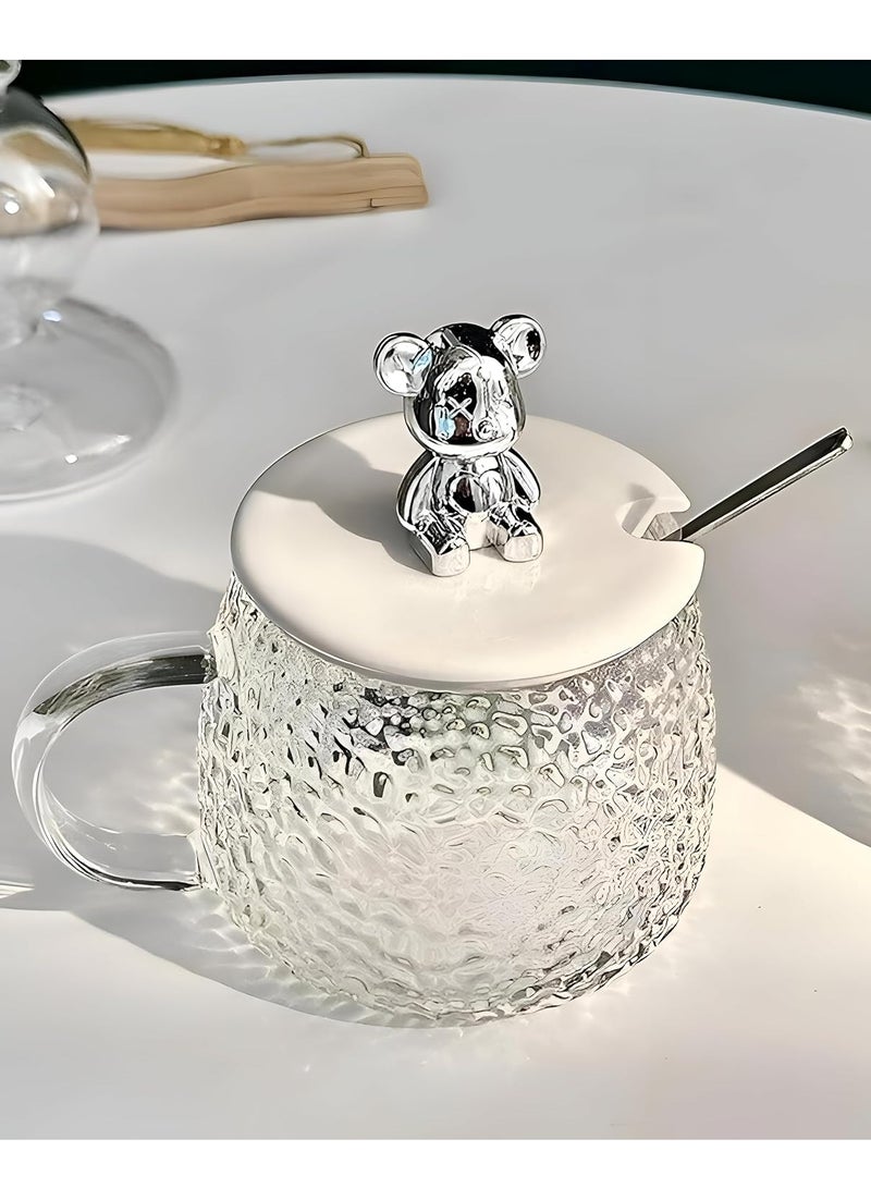 350ml Pyrex Thermal Mug with Bear Lid and Spoon  - Image 1