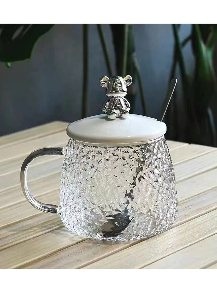 350ml Pyrex Thermal Mug with Bear Lid and Spoon  - Image 2