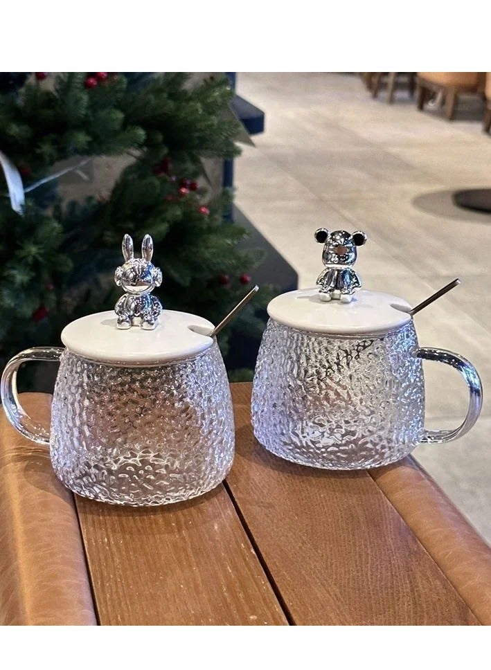 350ml Pyrex Thermal Mug with Bear Lid and Spoon  - Image 3