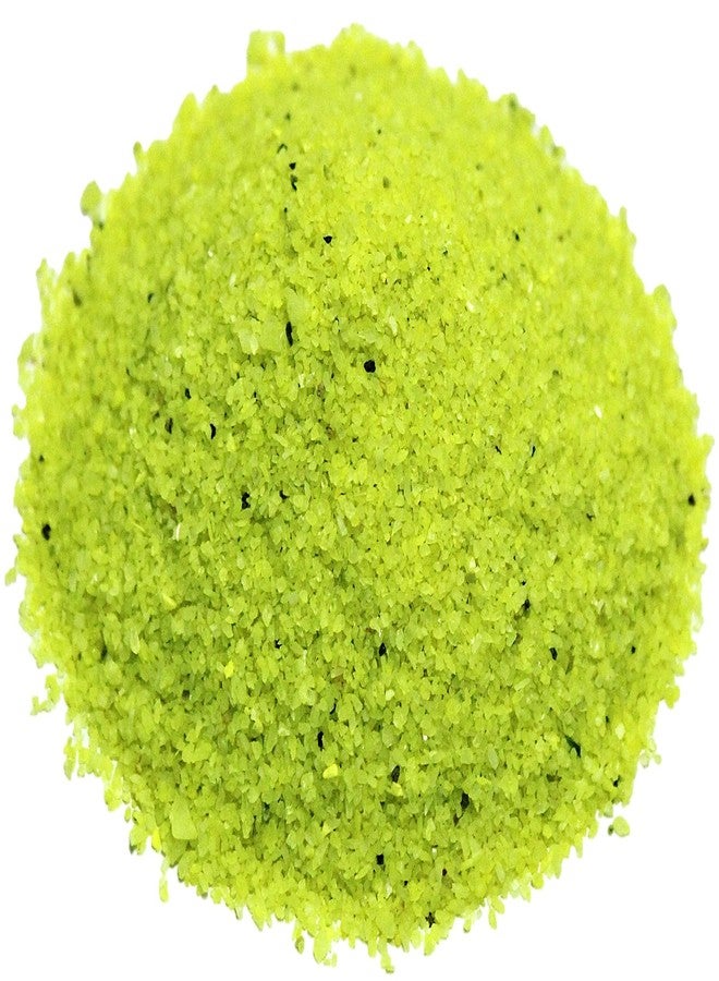 DS1 Sand for Aquarium, Rangoli, Sugar Sand for Vase, Table, Garden, Terrariums, Fluorescent Yellow (400 gm) - Image 1