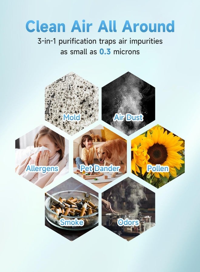 Harebery Pluto Replacement Filters Compatible with Afloia PLUTO Purifier | 3-Stage Filtration | 2-Pack - Image 4