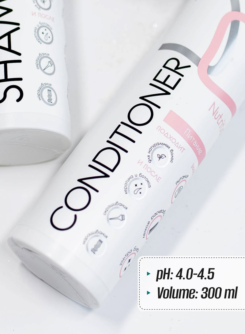 Tashe Sulfate-Free Ultra Shine Conditioner with Mango, Coconut & Kiwi Extracts – For Colored, Treated & Natural Hair, 300 ml - Image 4
