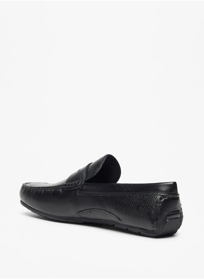 LBL by Shoexpress Men's Solid Slip-On Moccasins  - Image 2