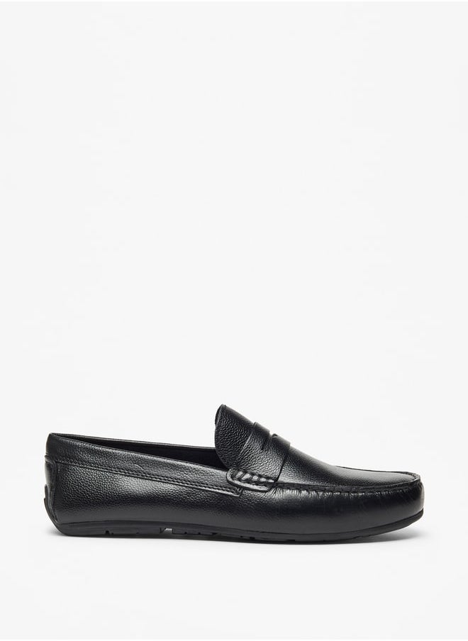 LBL by Shoexpress Men's Solid Slip-On Moccasins  - Image 3