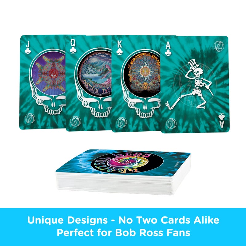 AQUARIUS Grateful Dead Playing Cards - Grateful Dead Themed Deck of Cards for Your Favorite Card Games - Officially Licensed Grateful Dead Merchandise & Collectibles - Poker Size - Image 3