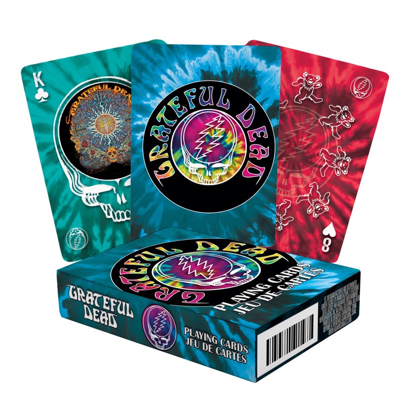 AQUARIUS Grateful Dead Playing Cards - Grateful Dead Themed Deck of Cards for Your Favorite Card Games - Officially Licensed Grateful Dead Merchandise & Collectibles - Poker Size - Image 1