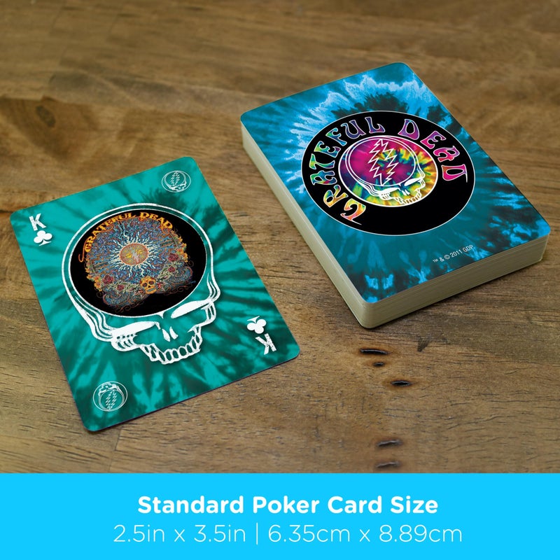 AQUARIUS Grateful Dead Playing Cards - Grateful Dead Themed Deck of Cards for Your Favorite Card Games - Officially Licensed Grateful Dead Merchandise & Collectibles - Poker Size - Image 5