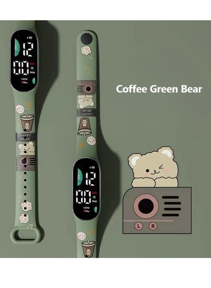 4-Piece Kids Digital Watch Sports Touch Electronic LED Waterproof Kids Watch - Image 4