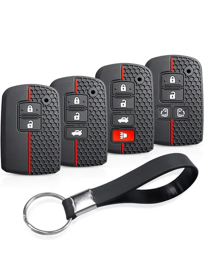3 Buttons Silicone Remote Key Case Cover For Toyota Camry Corolla RAV4 Highlander - Image 1