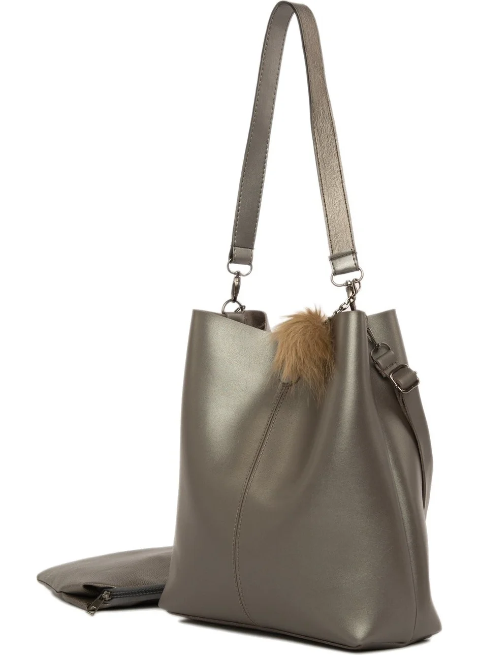 Bagmori Magnet Snap Bag with Silver Unit