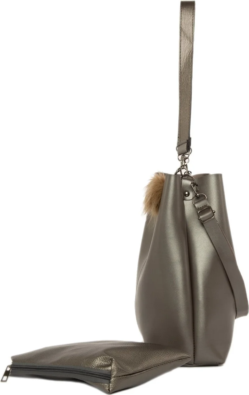 Bagmori Magnet Snap Bag with Silver Unit
