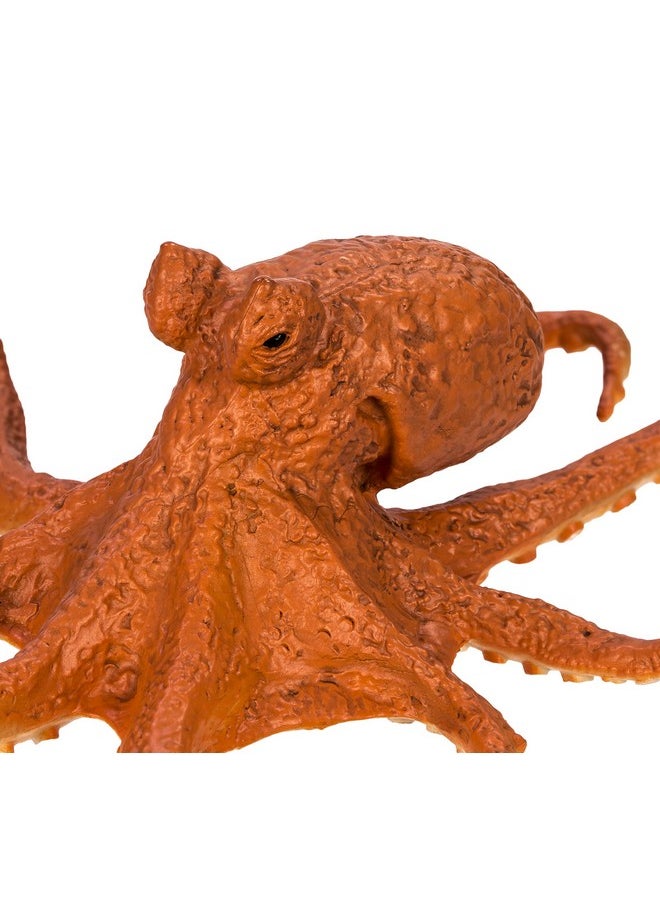 Safari Ltd. - Octopus Figurine Detailed 5" Plastic Model Figure Fun Educational Play Toy For Boys Girls & Kids Ages 3+ - Image 1
