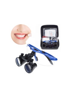 Generic East-2.5X420mm Blue Color Surgical Medical Binocular Loupes Optical Glass DY-101 Plastic Frame with Antifog  - Image 1