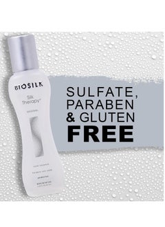 BIOSILK BioSilk Silk Therapy Original, Reconstructing Treatment For Adding Shine & Helping Prevent Split Ends, Sulfate, Paraben, & Cruelty-Free, 2.26 Oz  - Image 4