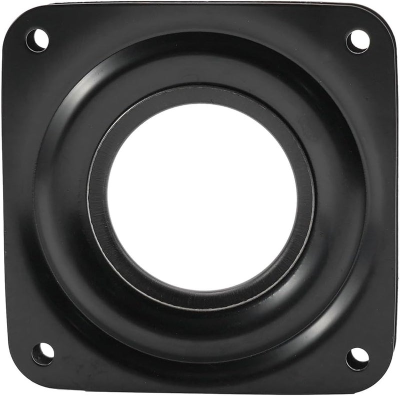 Heavy Duty 360 Degree Rotating Swivel Turntable Plate 3 Inch Black Galvanized Steel - Image 3