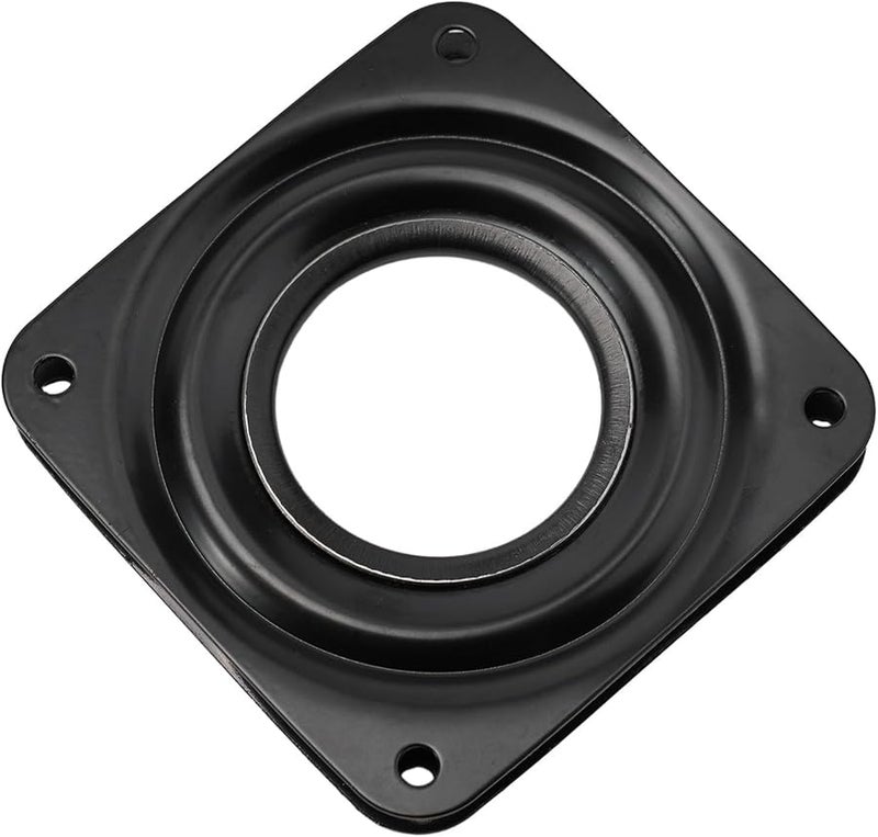 Heavy Duty 360 Degree Rotating Swivel Turntable Plate 3 Inch Black Galvanized Steel - Image 5