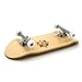 Teak Tuning 34mm Pro Fingerboard Complete  Fully Assembled with Pro Level Components  Pro Shaped Wooden Deck 34x97mm UltraSpin Bearing Wheels Prodigy Gen2 Trucks  Silver Heels - Image 4