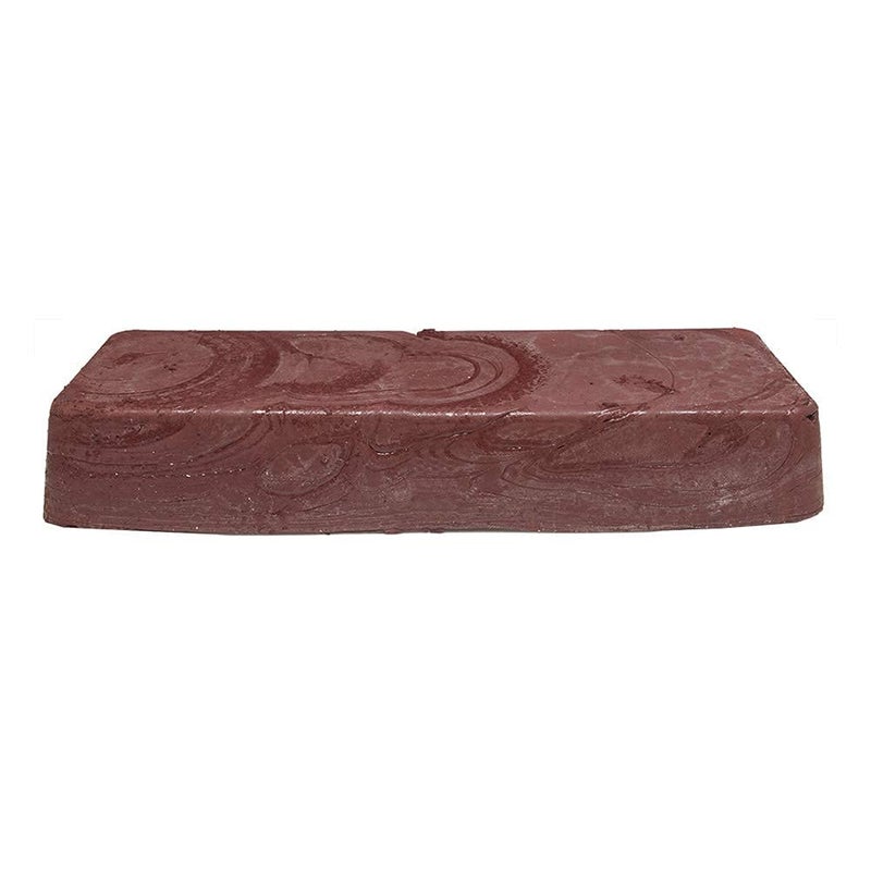 Benchmark Abrasives Red Buffing Compound for Polishing Removing Scratches from Soft Precious Metals, Jewelry, Aluminum, Gold, Silver, Copper, 1 Pound Bar (Jewelers Rouge) - Image 2