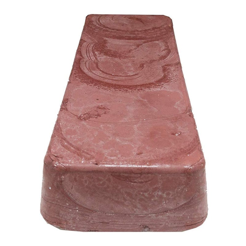 Benchmark Abrasives Red Buffing Compound for Polishing Removing Scratches from Soft Precious Metals, Jewelry, Aluminum, Gold, Silver, Copper, 1 Pound Bar (Jewelers Rouge) - Image 3
