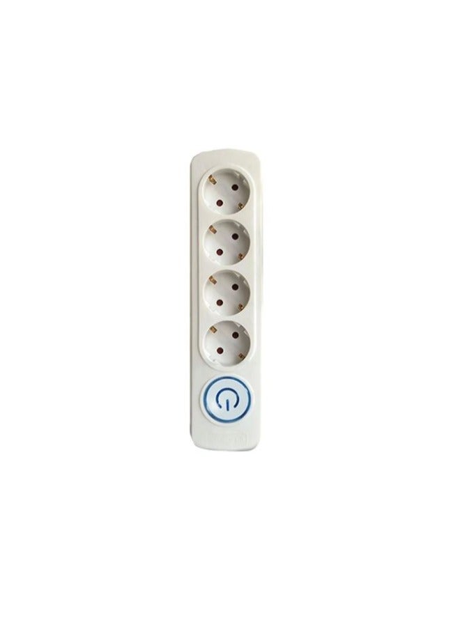 إليوس Elios مشترك كهرباء Electric Power Premio مع 4 منافذ - موديل 6223004126239 - أبيض - Image 1