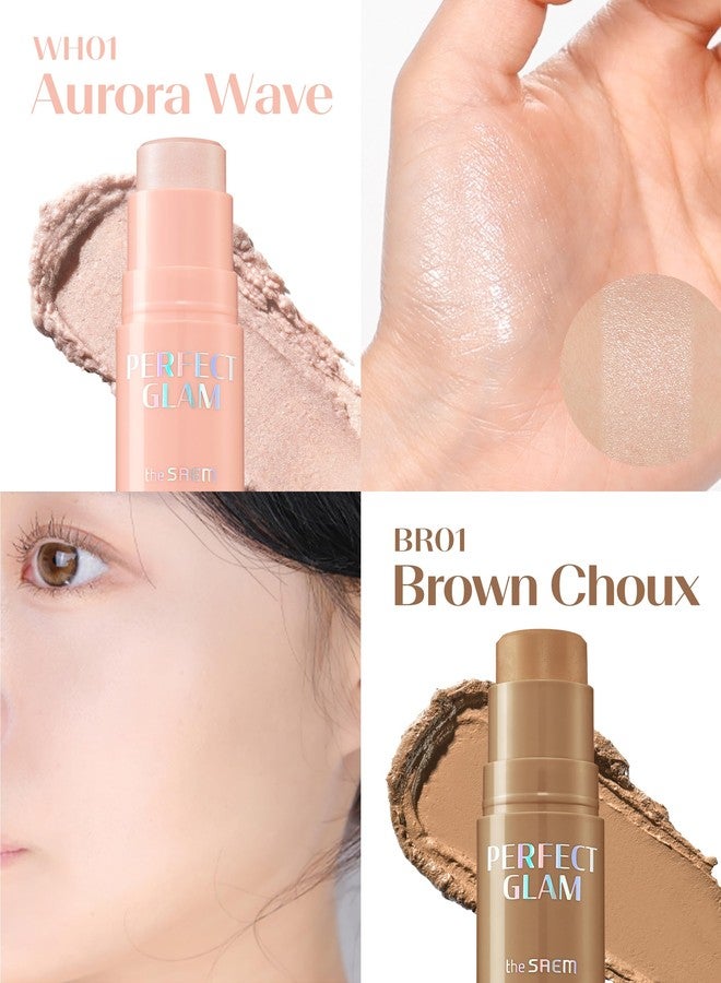 THESAEM Perfect Glam Stick Blusher with Blending Sponge PK01 Pink Fairy - Milky Pink Color Cream Blush Stick Balm for Cheeks - Silky Smooth Formula with Natural Dewy Finish, 0.2oz. - Image 4