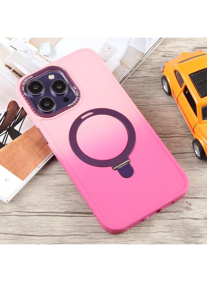 Zaboon Case For iPhone 12 Pro Gradient MagSafe Holder Liquid TPU Hybrid PC Phone Case - Image 2