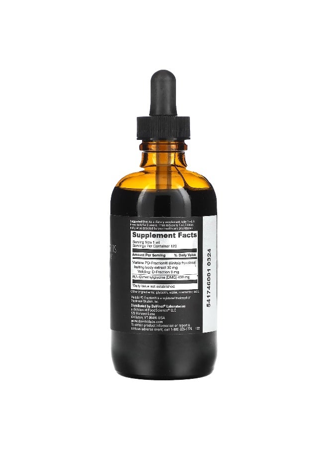 DaVinci Laboratories DaVinci Laboratories, Benefits Line, Maitake-DMG Liquid, 4 fl oz (120 ml)  - Image 2