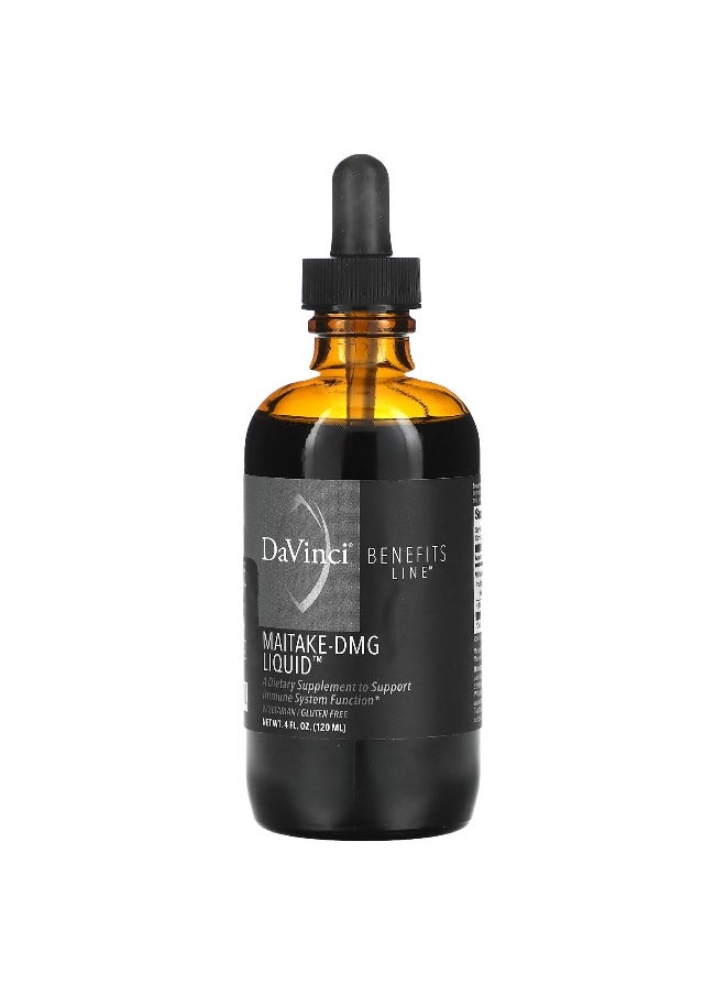 DaVinci Laboratories DaVinci Laboratories, Benefits Line, Maitake-DMG Liquid, 4 fl oz (120 ml)  - Image 1