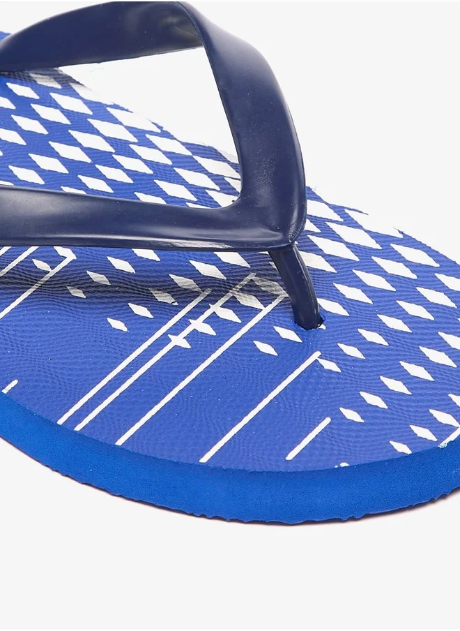 ال بي ال من شو اكسبرس Men's Printed Flip Flops