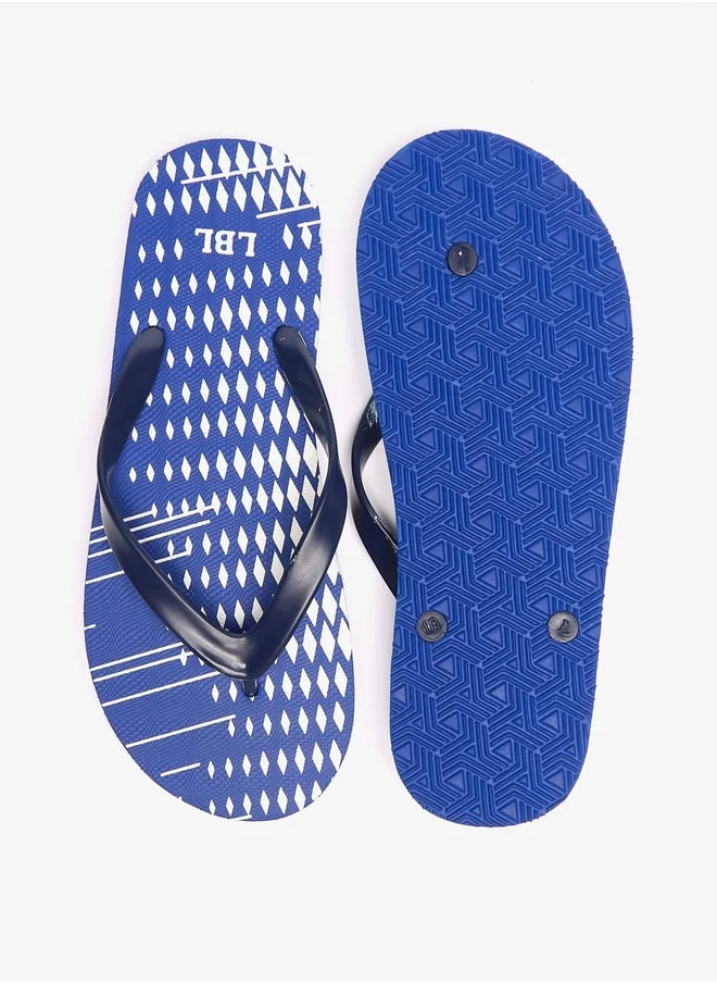 ال بي ال من شو اكسبرس Men's Printed Flip Flops