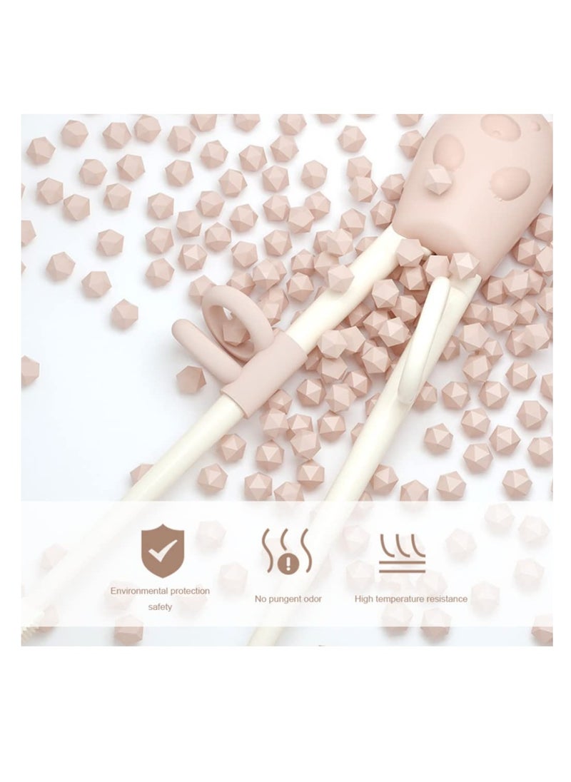 Excefore - Training Chopsticks Set Kids Training Chopsticks Toddler Learning Utensils Chopsticks Spoon Fork Children Training Chopsticks Learning Chopsticks for Beginners - Image 1
