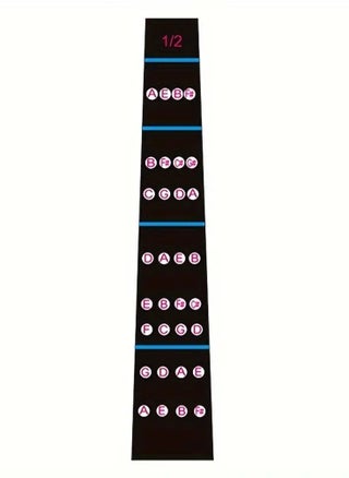 1/2 Violin Sticker