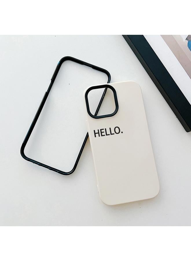 S-TOP Case For iPhone XS Max HELLO Word PC Hybrid TPU Phone Case - Image 3